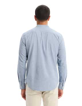 Camisa casual Dockers de algodón manga larga para hombre