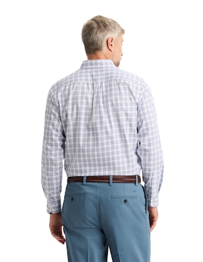 Camisa casual Dockers de algodón manga larga para hombre