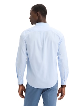 Camisa casual Dockers de algodón manga larga para hombre