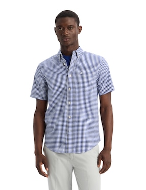 Camisa casual Dockers de algodón manga corta para hombre