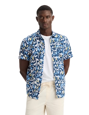 Camisa casual Dockers de algodón manga corta para hombre