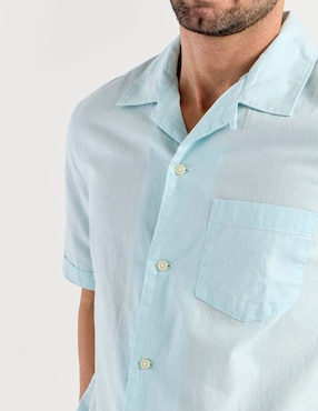 Camisa casual Dockers de algodón manga corta para hombre