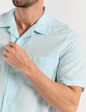 Camisa casual Dockers de algodón manga corta para hombre