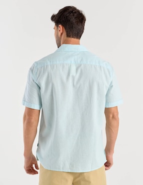 Camisa casual Dockers de algodón manga corta para hombre