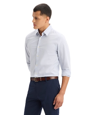 Camisa casual Dockers de algodón manga larga para hombre