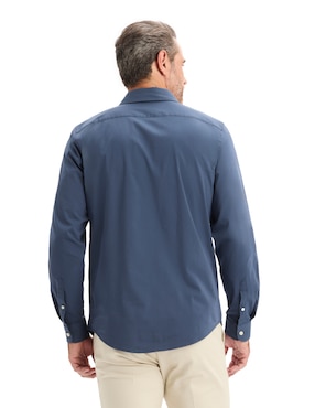 Camisa casual Dockers de algodón manga larga para hombre