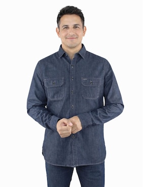 Camisa casual Innermotion de algodón manga larga para hombre