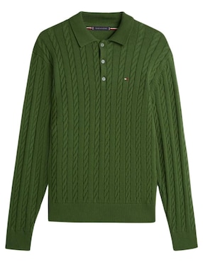 Suéter Tommy Hilfiger cuello polo para hombre