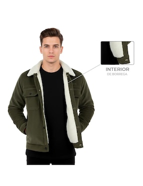 Chamarra casual Furor con bolsillos para hombre