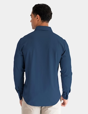 Camisa casual Generra manga larga para hombre