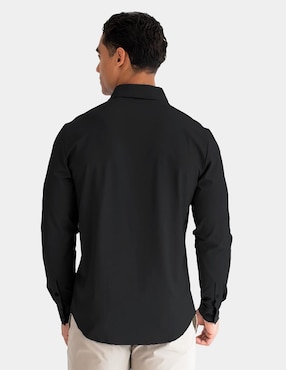 Camisa casual Generra manga larga para hombre