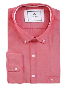 Camisa casual Michel Blanc manga larga para hombre