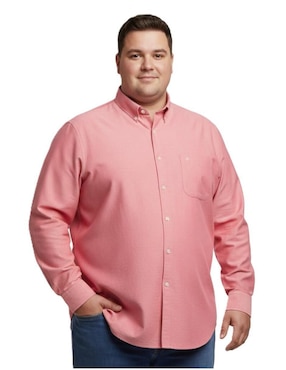 Camisa casual Michel Blanc manga larga para hombre