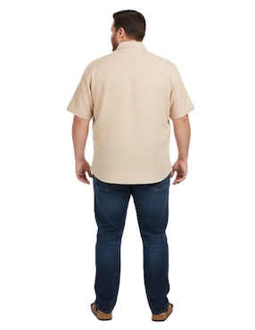 Camisa casual Michel Blanc manga corta para hombre