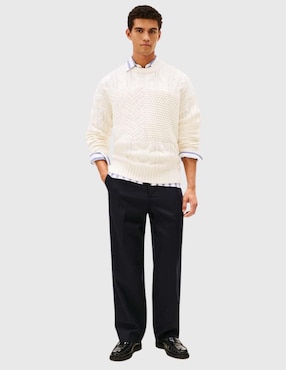 Suéter Tommy Hilfiger cuello redondo para hombre