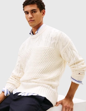Suéter Tommy Hilfiger cuello redondo para hombre