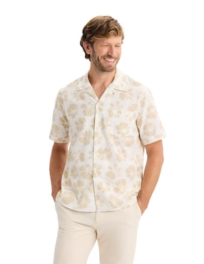 Camisa casual Dockers de algodón manga corta para hombre