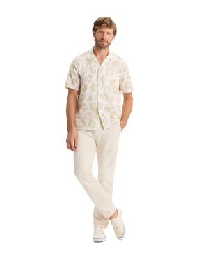 Camisa casual Dockers de algodón manga corta para hombre