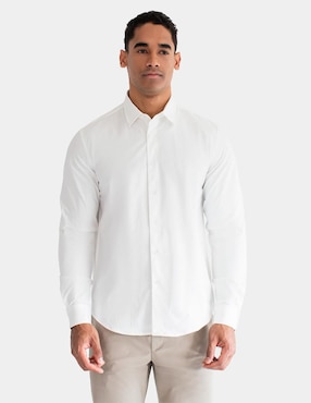Camisa casual Generra manga larga para hombre