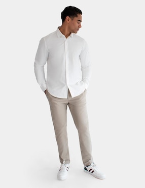 Camisa casual Generra manga larga para hombre