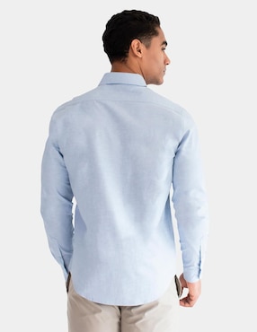 Camisa casual Generra manga larga para hombre