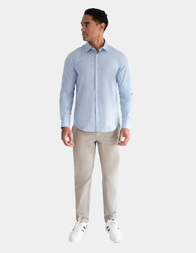 Camisa casual Generra manga larga para hombre