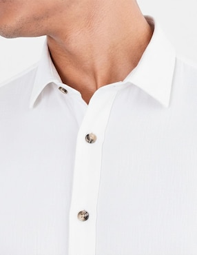 Camisa casual Generra manga larga para hombre