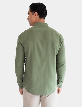 Camisa casual Generra manga larga para hombre