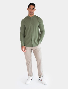 Camisa casual Generra manga larga para hombre