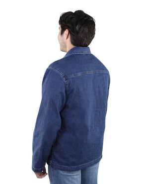 Chamarra denim Innermotion de mezclilla con bolsillos para hombre