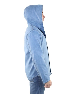 Chamarra casual Innermotion de mezclilla con capucha para hombre