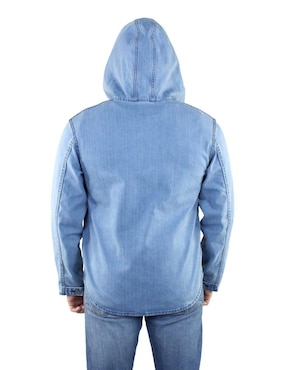 Chamarra casual Innermotion de mezclilla con capucha para hombre