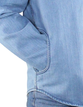 Chamarra casual Innermotion de mezclilla con capucha para hombre