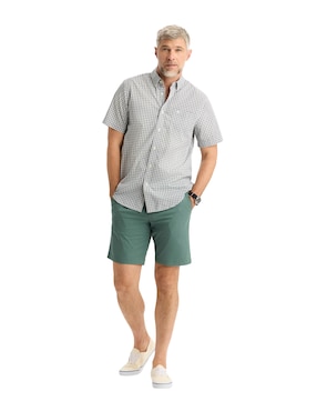 Camisa casual Dockers de algodón manga corta para hombre