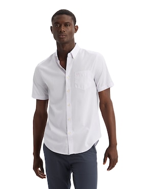 Camisa casual Dockers de algodón manga corta para hombre