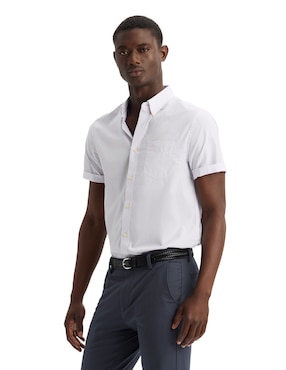 Camisa casual Dockers de algodón manga corta para hombre