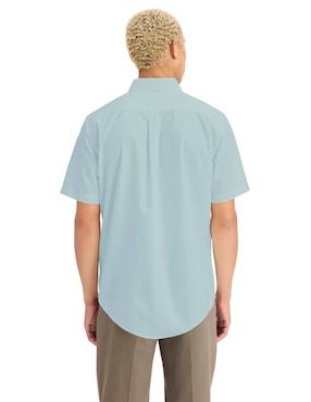 Camisa casual Dockers de algodón manga corta para hombre