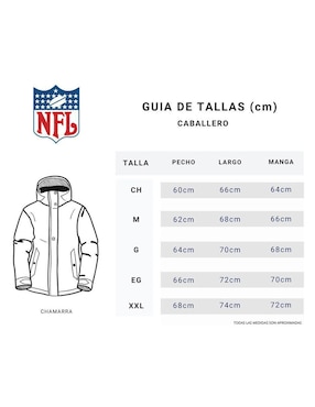 Chamarra acolchada NFL Dallas Cowboys con bolsillos para hombre