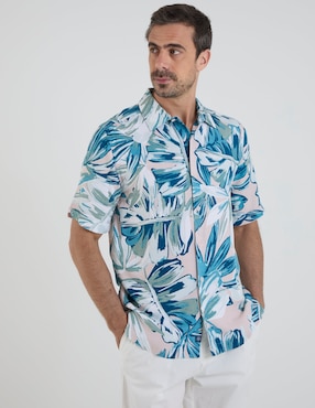 Camisa playa Cubavera manga corta para hombre