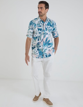 Camisa playa Cubavera manga corta para hombre