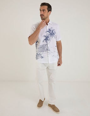 Camisa casual Cubavera manga corta para hombre