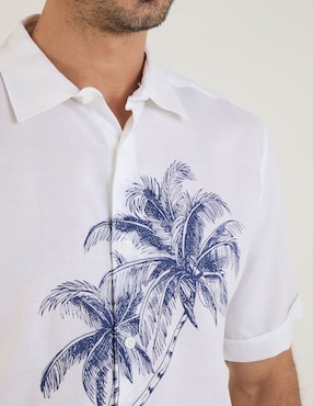 Camisa casual Cubavera manga corta para hombre