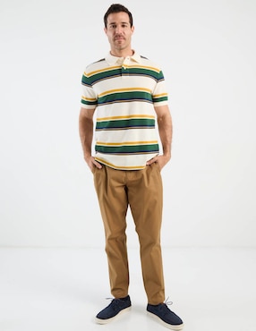 Pantalón casual straight Old Navy de algodón para hombre