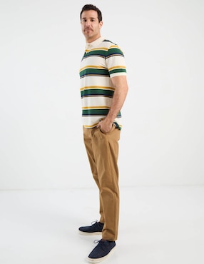 Pantalón casual straight Old Navy de algodón para hombre