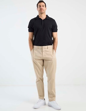 Pantalón casual chino straight Old Navy de algodón para hombre