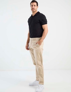 Pantalón casual chino straight Old Navy de algodón para hombre