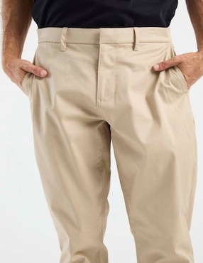 Pantalón casual chino straight Old Navy de algodón para hombre