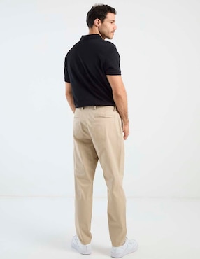 Pantalón casual chino straight Old Navy de algodón para hombre