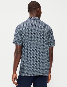 Camisa casual Old Navy de algodón manga corta para hombre