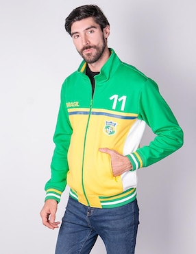 Sudadera Greenlander Mundialista Brasil para hombre